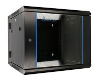 Szafa RACK ExtraLink Wisząca 19" 12U 600x600mm dwusekcyjna (czarna)